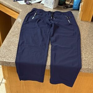 Navy Blue Jogger Pants